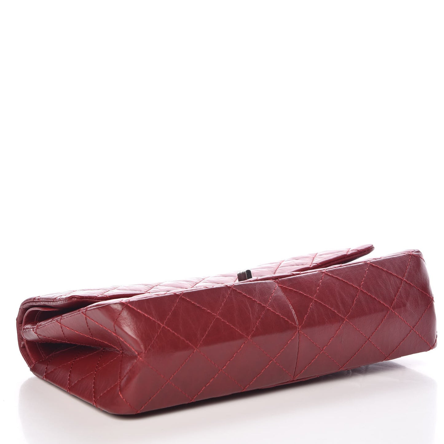 Aged Calfskin Quilted 2.55 Reissue 226 Flap Red