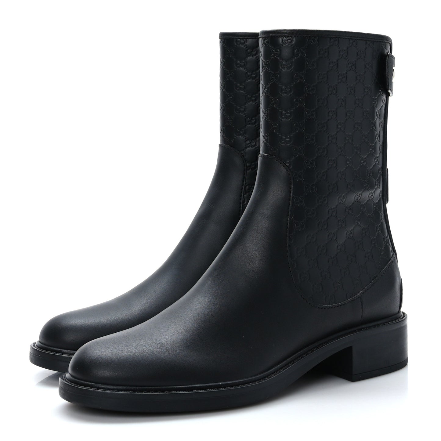 Soft Microguccissima Zip Boots 36 Black