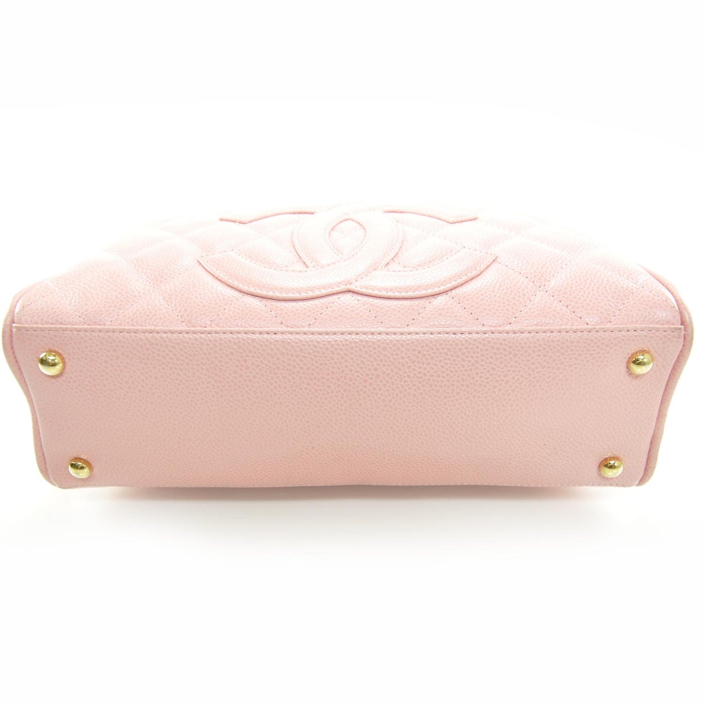 Caviar Quilted Small Bowler Pink