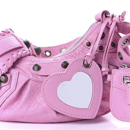 Balenciaga Agneau Arena Le Cagole Shoulder Bag XS Candy Pink 11 of 12