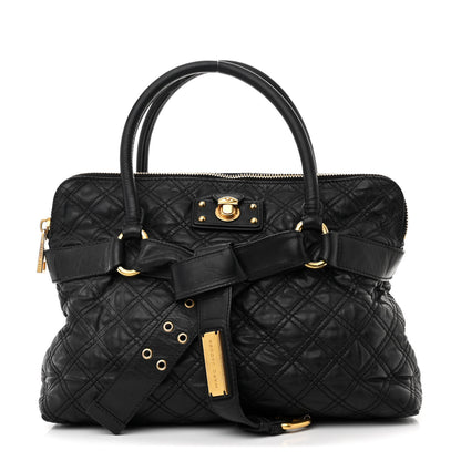 Marc Jacobs Calfskin Quilted Bruna Tote Black 1 of 13