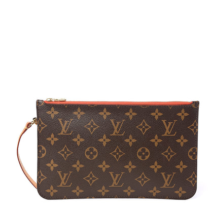 Louis Vuitton Monogram Neverfull MM GM Pochette Piment 1 of 6