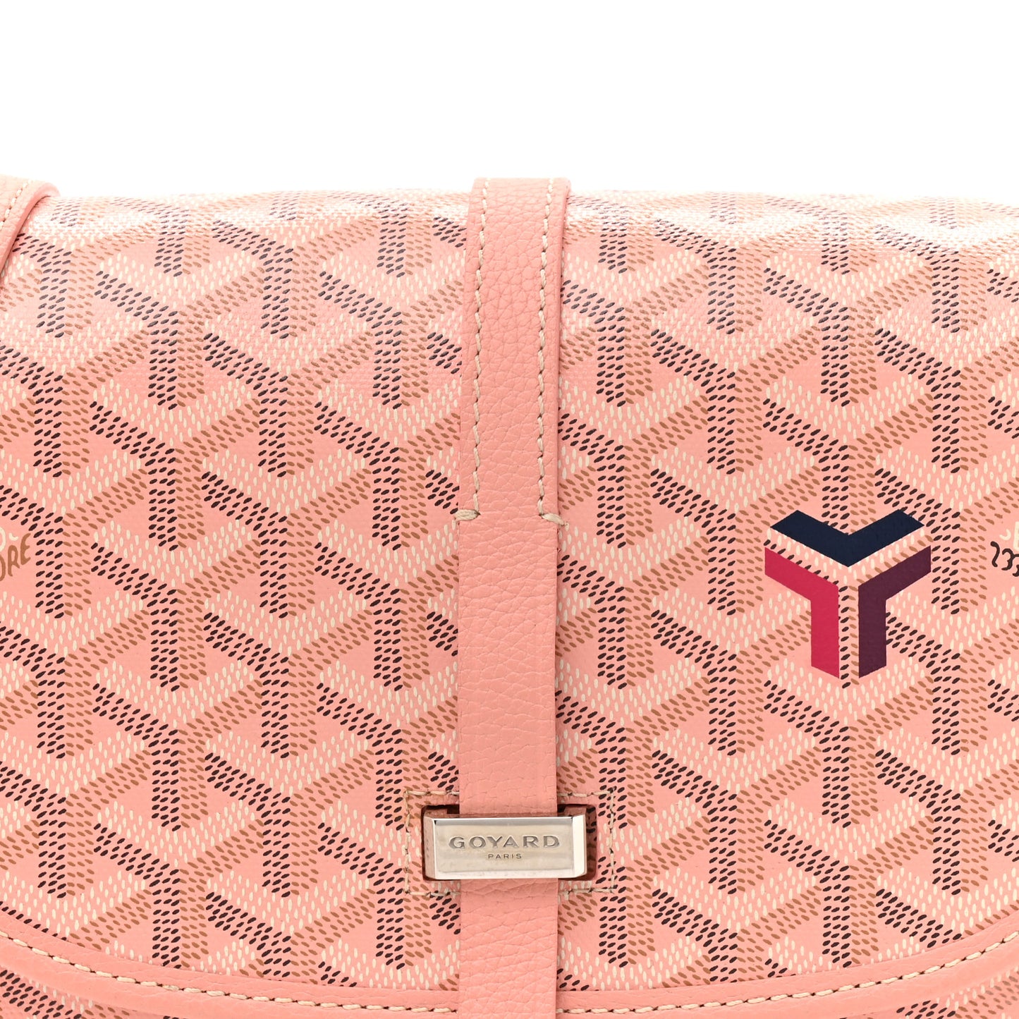 Goyardine Belvedere II PM Messenger Bag Pink