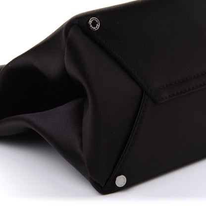 Alexander Wang Satin Lunch Bag Clutch Black 8 of 10