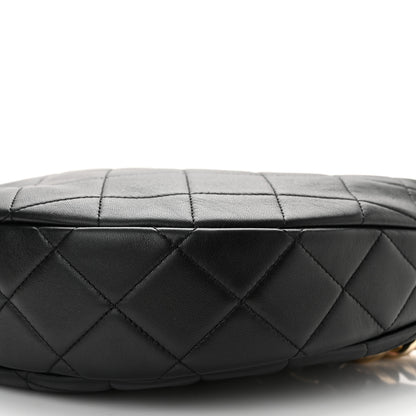 Chanel Lambskin Resin Elegant Maxi Hobo Black 10 of 10