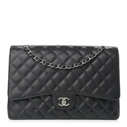 Chanel Caviar Quilted Maxi Single Flap Black 1 of 12