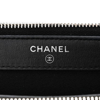 Chanel Iridescent Caviar Quilted Small Clutch With Chain Black 8 of 15