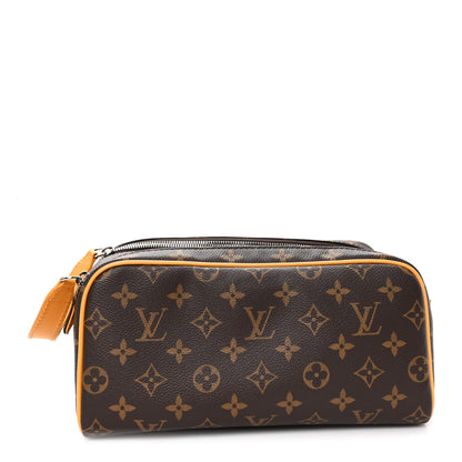 Louis Vuitton Monogram Macassar Dopp Kit Toilet Pouch Safran Yellow 1 of 6