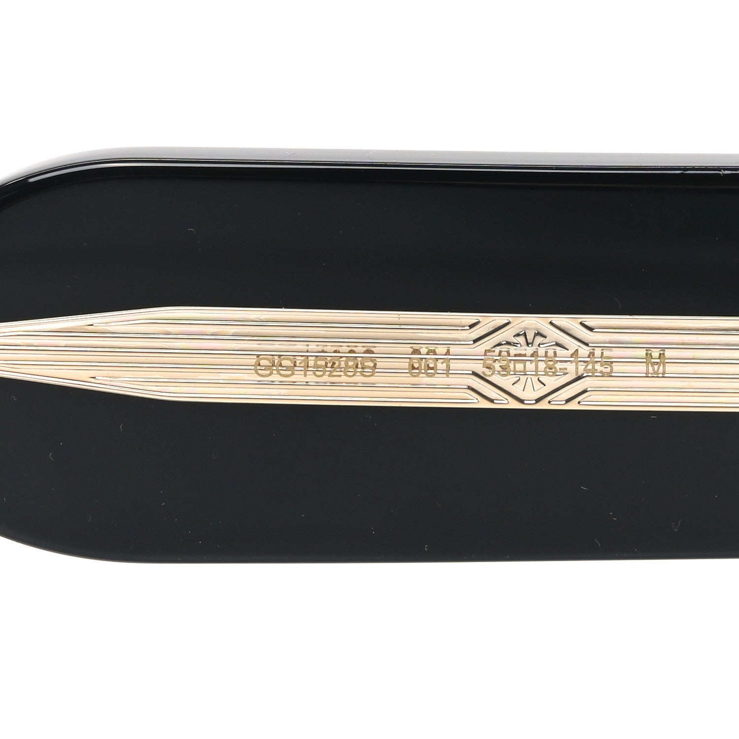 Gucci Acetate Rectangle Frame Sunglasses GG1528S Black 5 of 7