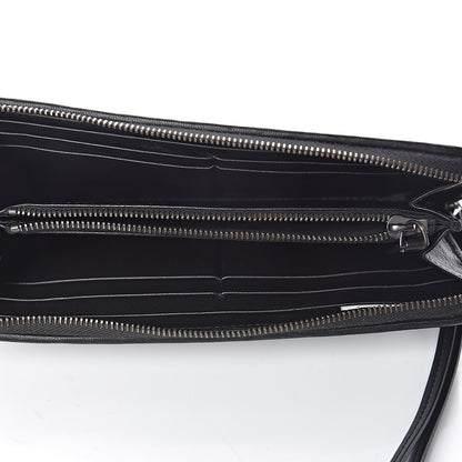 Bottega Veneta Nappa Intrecciato Zip Around Wallet Black 5 of 9