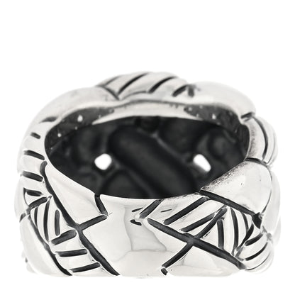 David Yurman Sterling Silver Belmont Curb Chain Ring 51 5.75 3 of 4