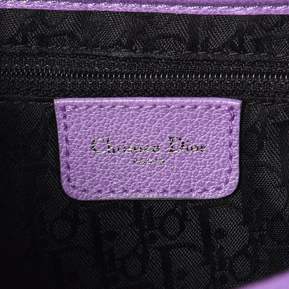 Christian Dior Calfskin Saddle Bag Purple 6 of 7