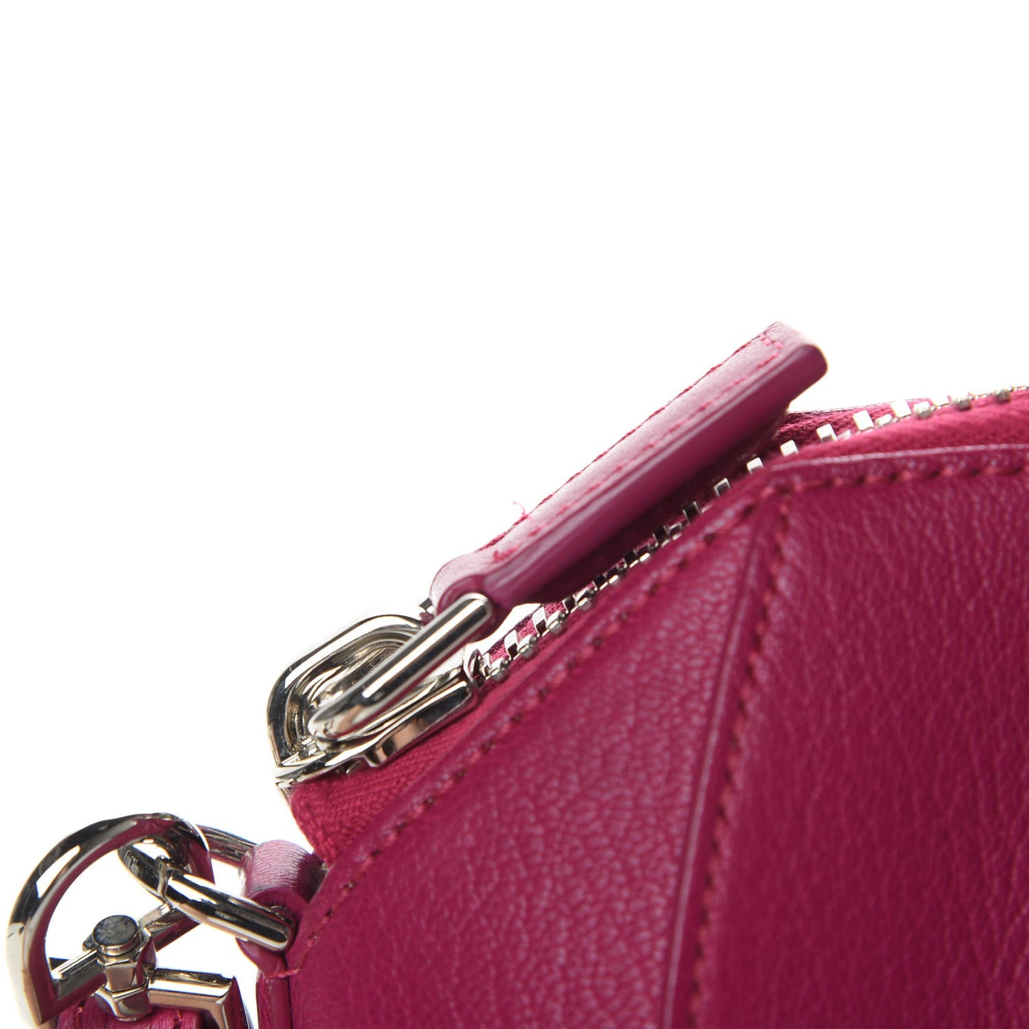 Sugar Goatskin Mini Antigona Magenta