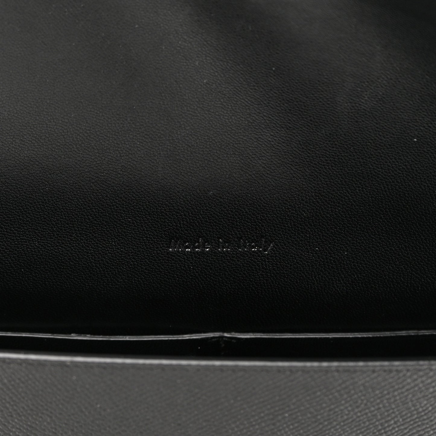 Grained Calfskin Medium Trotteur Black