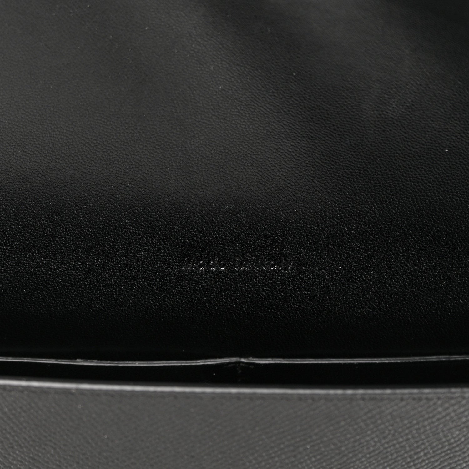 Celine Grained Calfskin Medium Trotteur Black 7 of 15