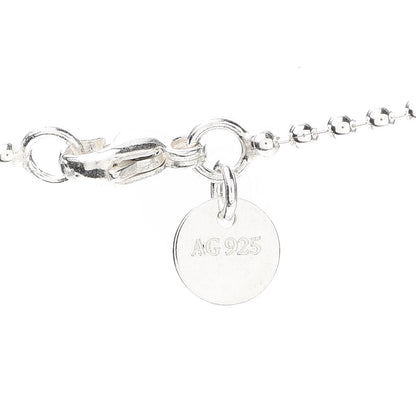 Tiffany Sterling Silver Round Tag Pendant Necklace 4 of 6