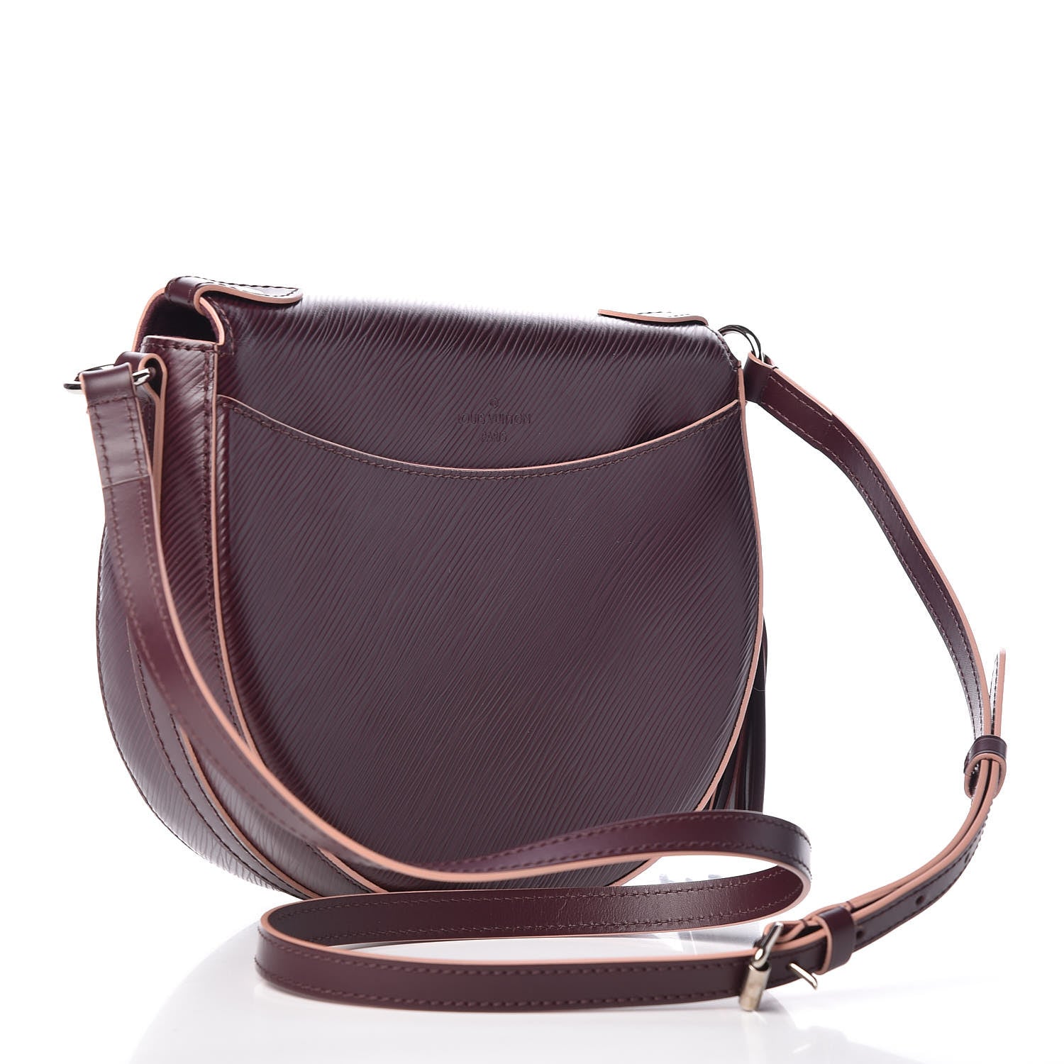 Louis Vuitton Epi Saint Cloud Prune Rose Poudre 3 of 8