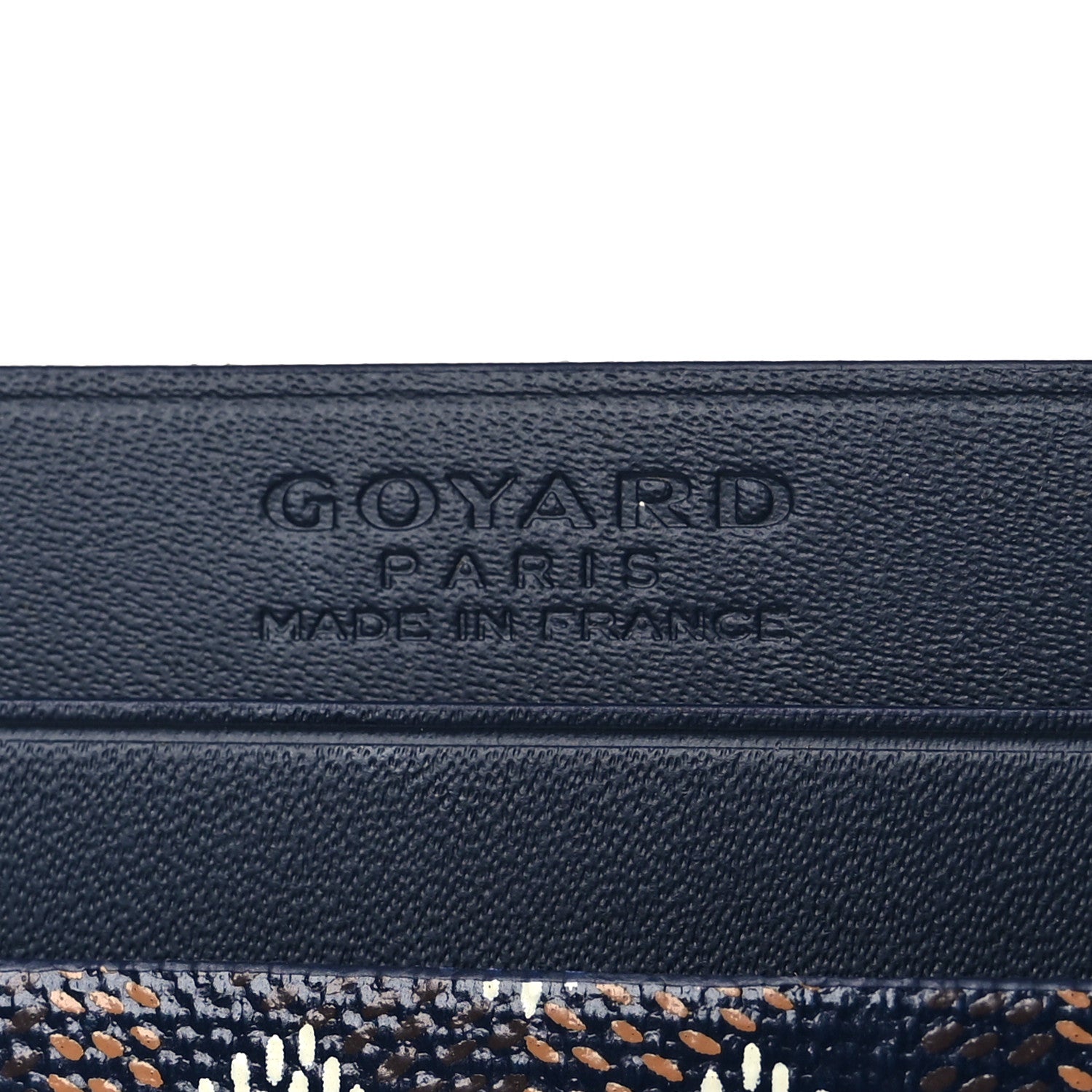 Goyard Goyardine Saint Sulpice Card Holder Navy 6 of 7