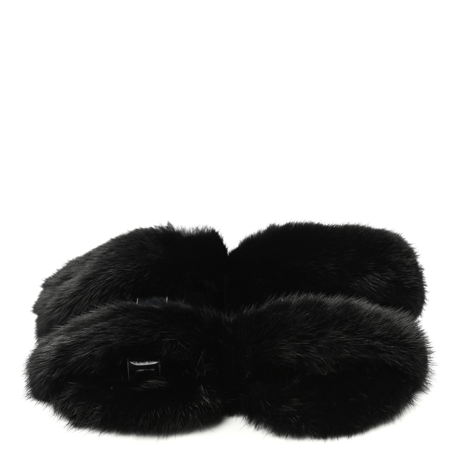 Saint Laurent Mink Bleach Slides 36 Black 2 of 7