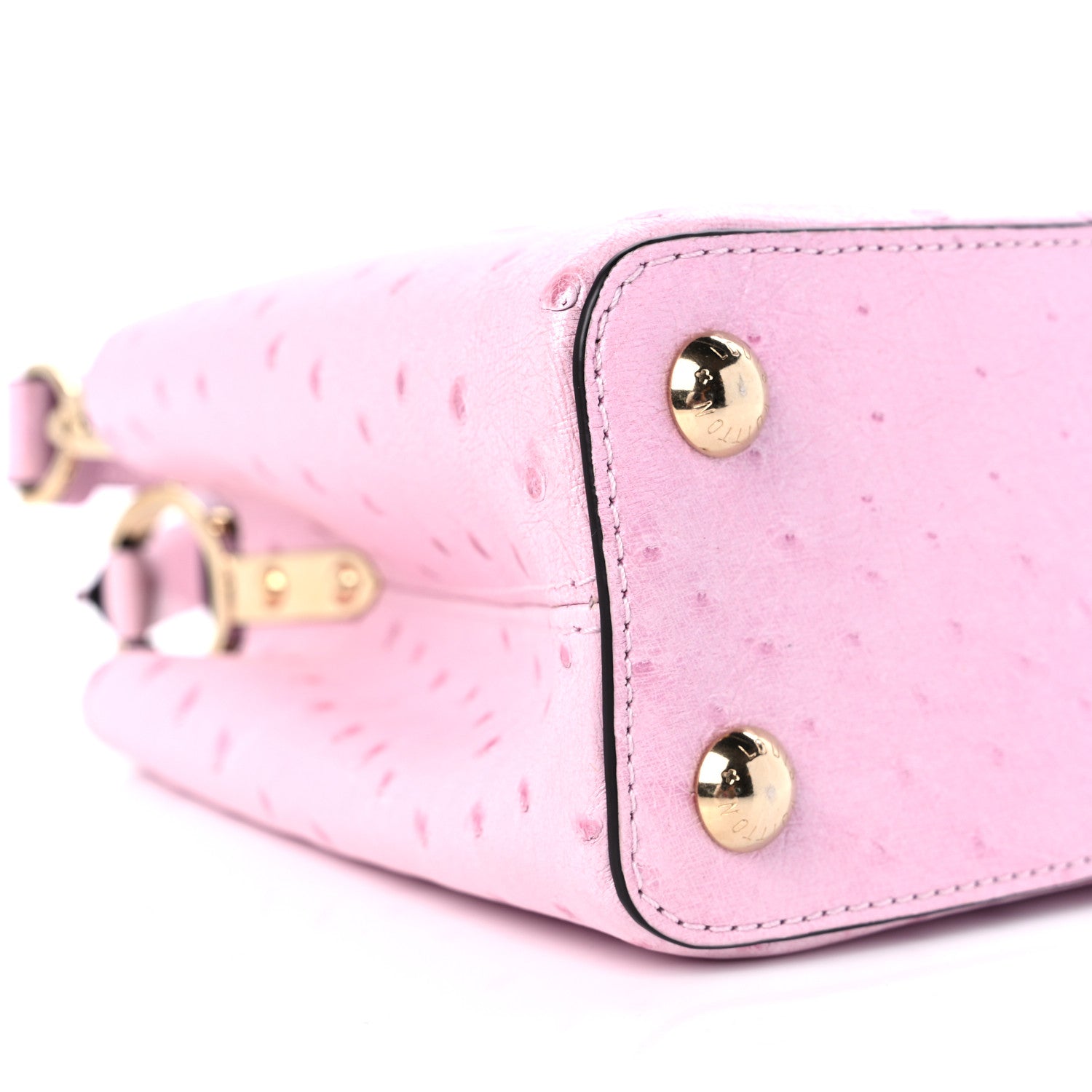 Louis Vuitton Ostrich Capucines BB Pear 7 of 8