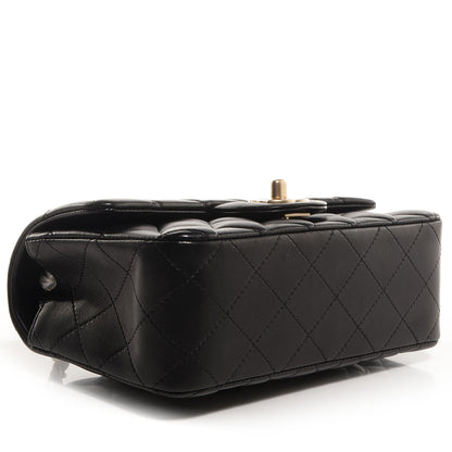 Chanel Lambskin Quilted New Mini Flap Black 4 of 11