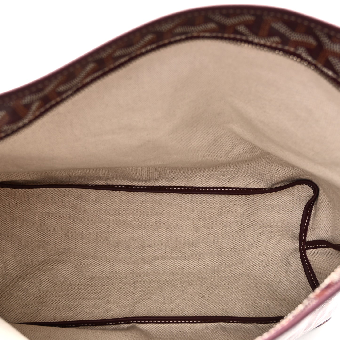 Goyardine Boheme Hobo Burgundy
