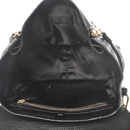 3.1 Phillip Lim 3.1 Textured Calfskin Medium Pashli Satchel Black 5 of 7