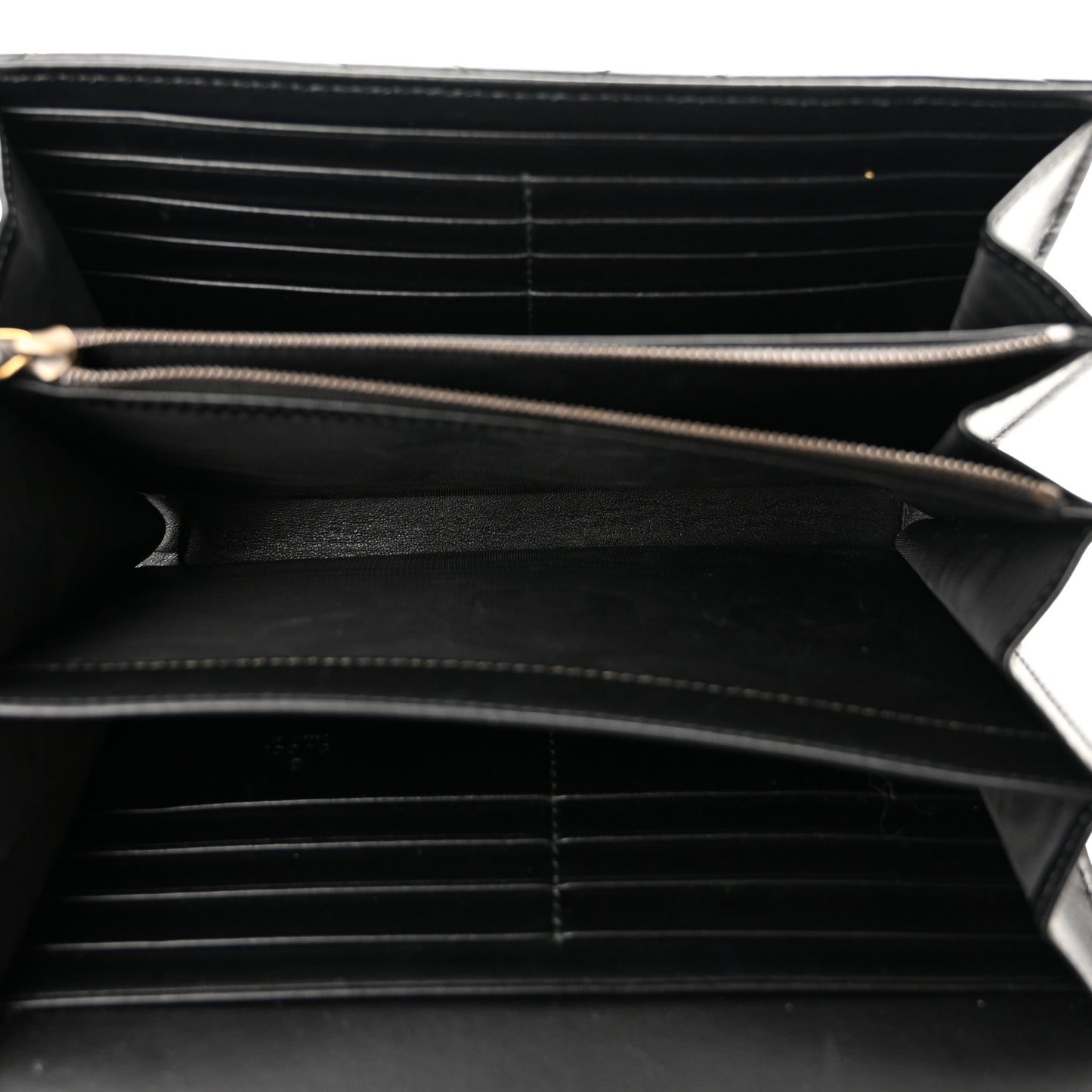 Calfskin Matelasse GG Marmont Chain Wallet Black