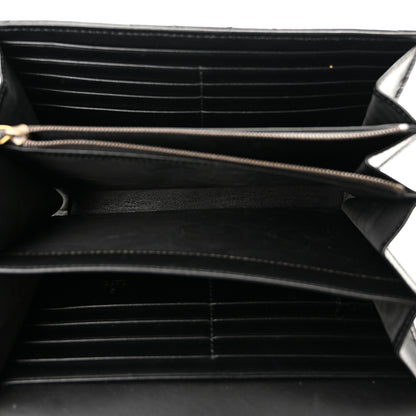 Gucci Calfskin Matelasse GG Marmont Chain Wallet Black 5 of 11