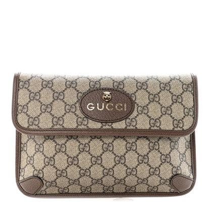 Gucci GG Supreme Monogram Neo Vintage Web Belt Bag Brown 1 of 10