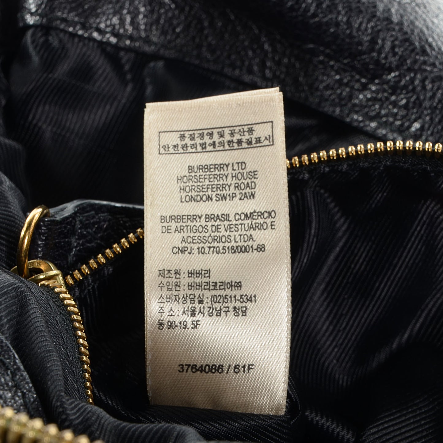 Buffalo Leather East West Tote Black