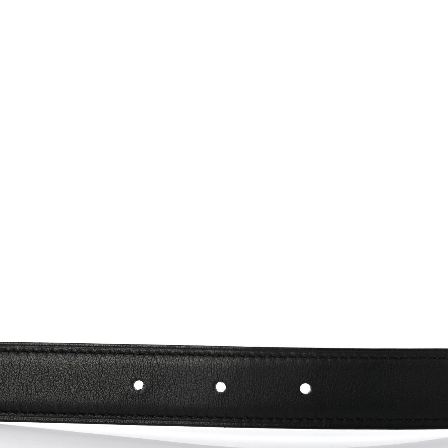 Swift Epsom 24mm Mini Constance Guilloche H Belt 95 Black Etoupe