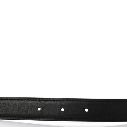 Hermes Swift Epsom 24mm Mini Constance Guilloche H Belt 95 Black Etoupe 3 of 5