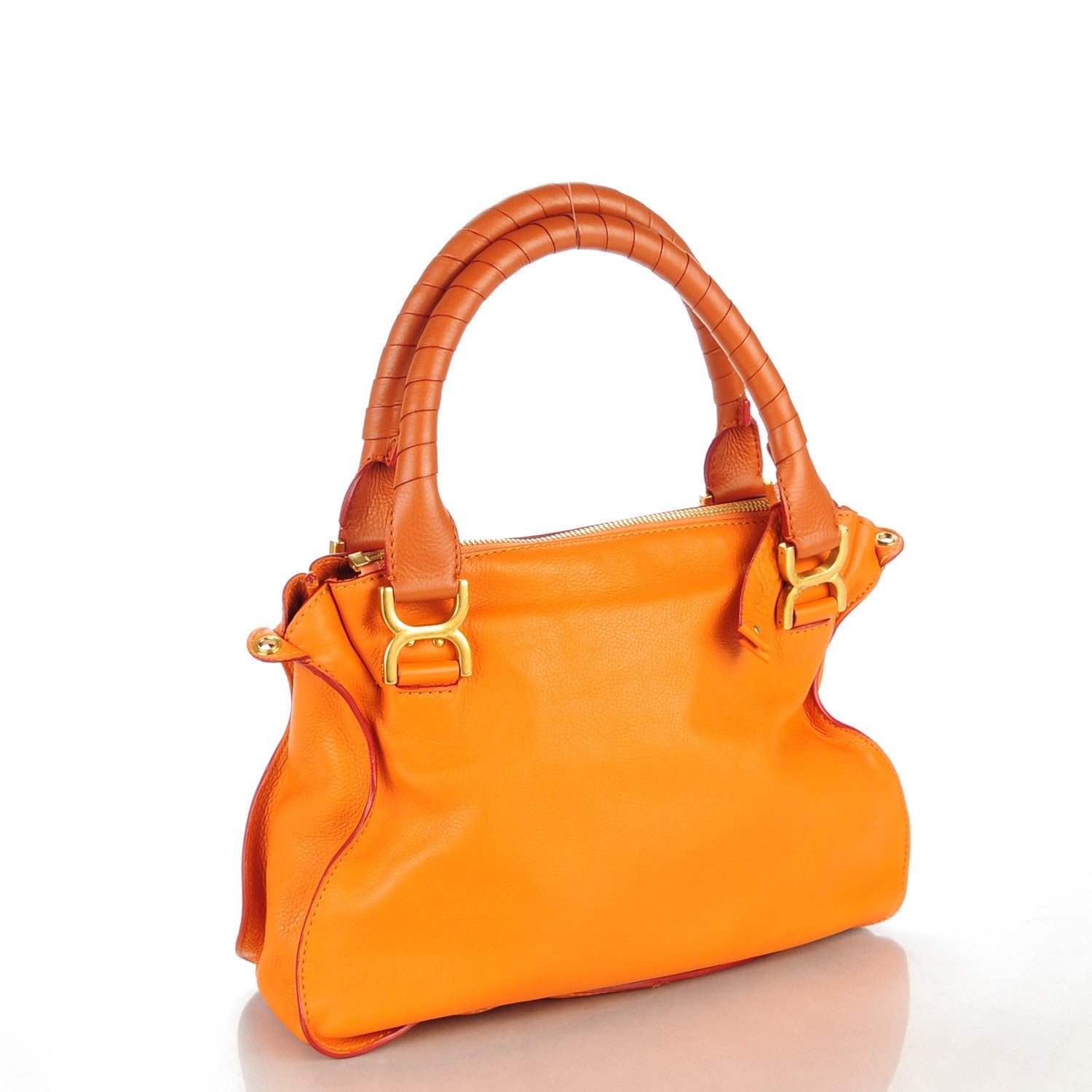 Chloe Calfskin Medium Marcie Satchel Indian Summer 3 of 8