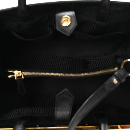 Fendi Vitello Elite Regular 2Jours Tote Black 5 of 11