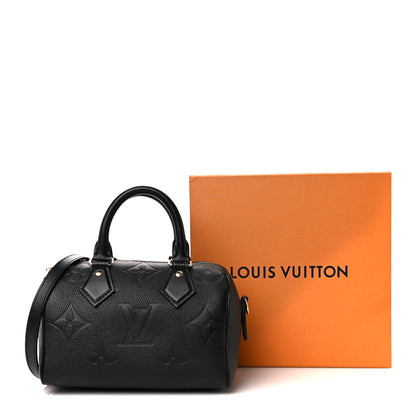 Louis Vuitton Empreinte Monogram Giant Speedy Bandouliere 20 Black 11 of 11