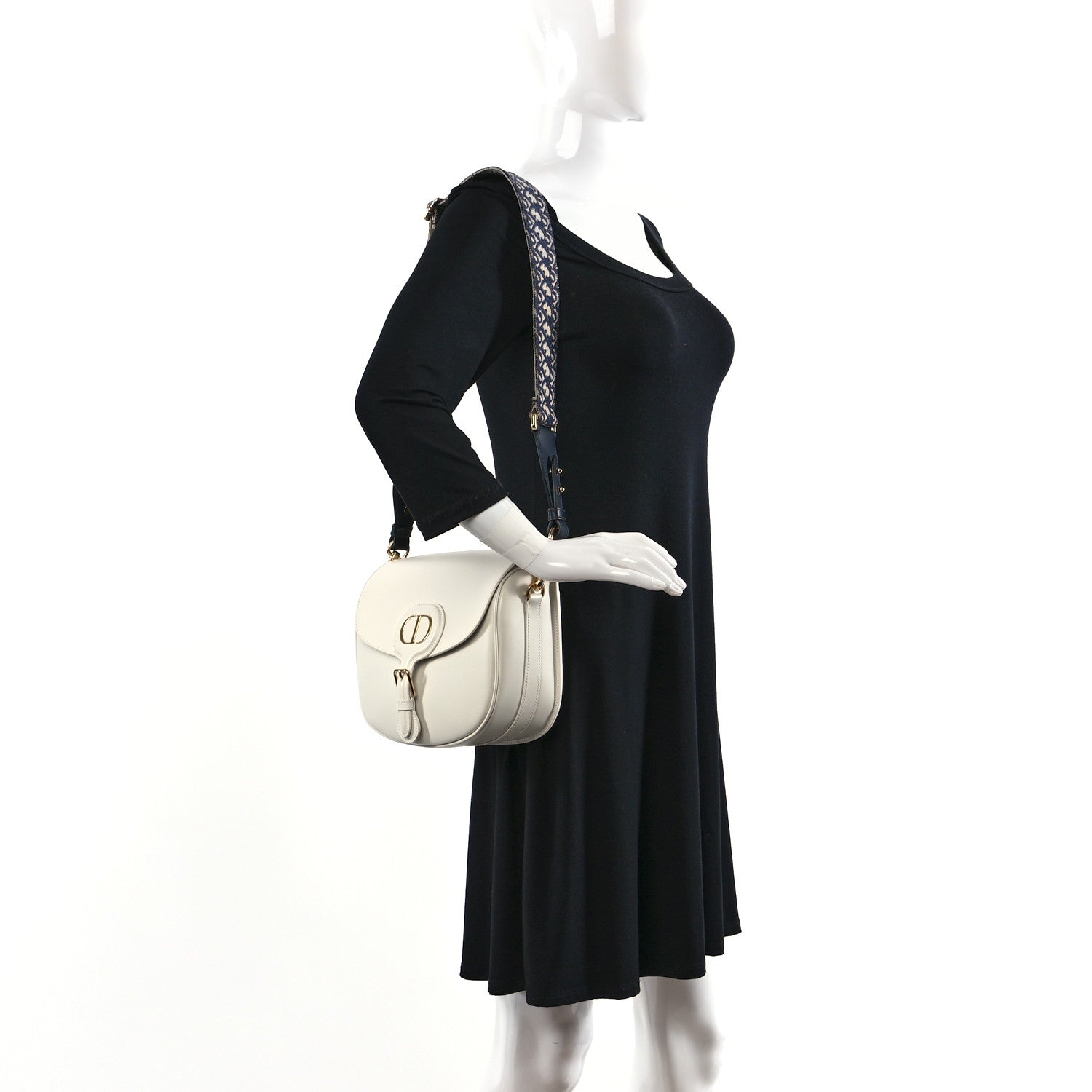 Christian Dior Box Calfskin Large Bobby Flap White 2 of 9