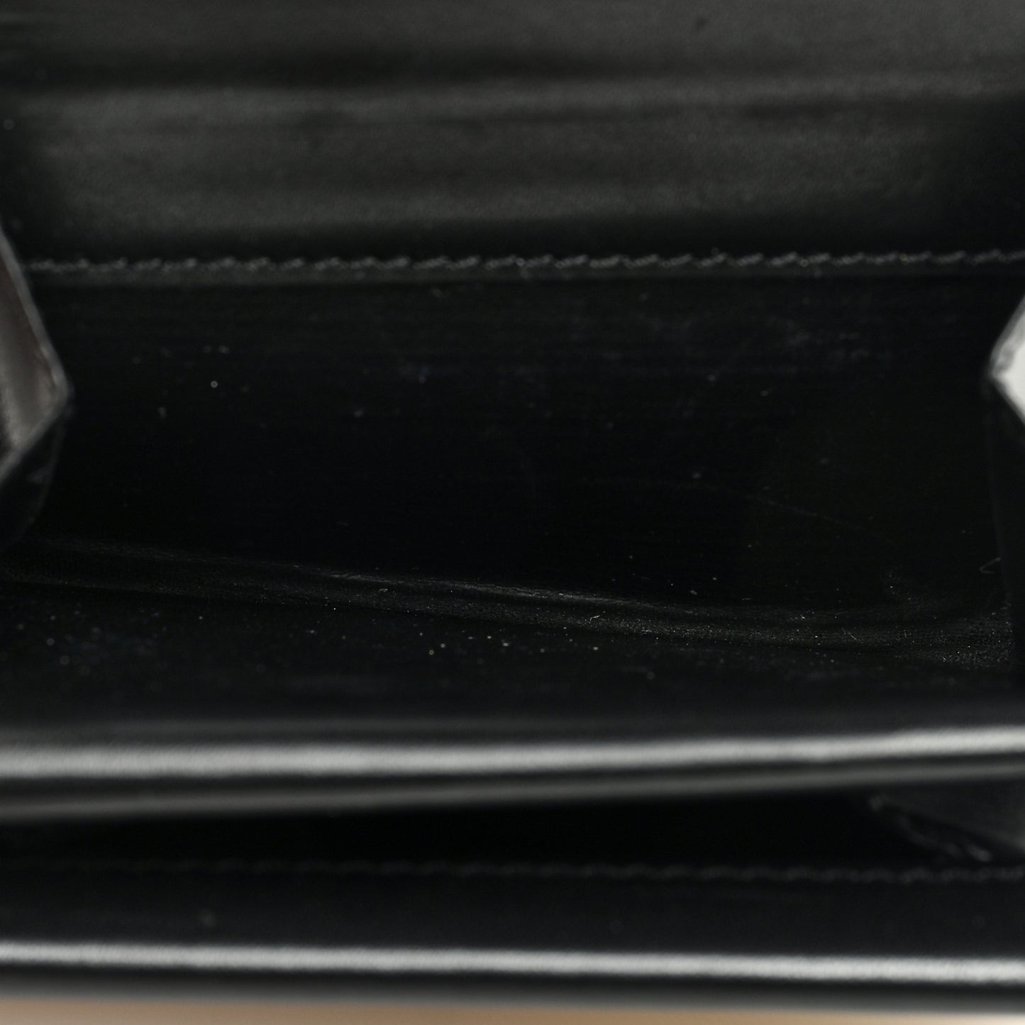 House Check Compact Wallet Black