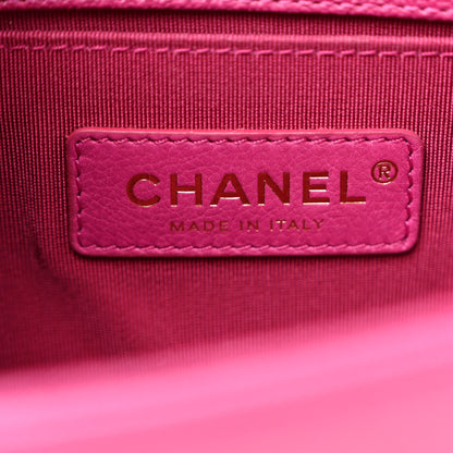 Chanel Caviar Quilted Small Boy Flap Dark Pink 6 of 10