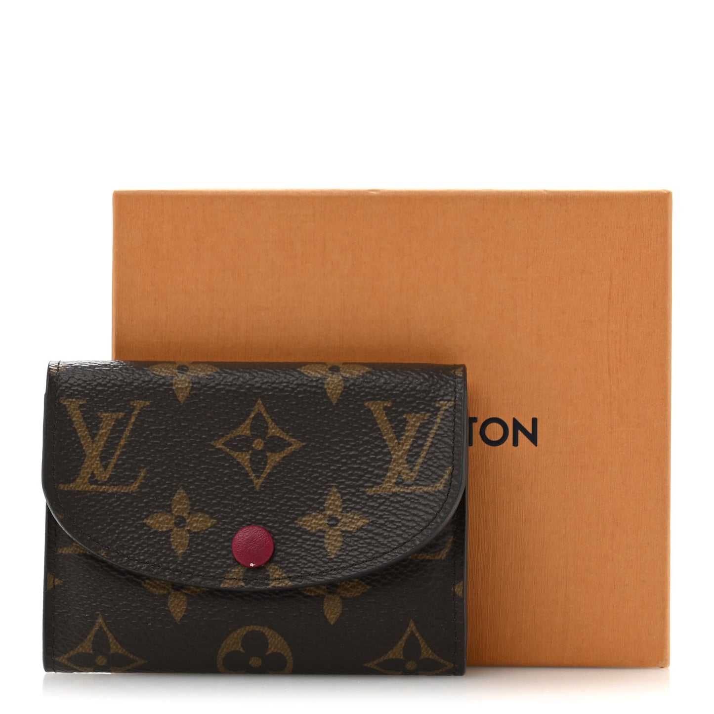 Monogram Rosalie Coin Purse Fuchsia