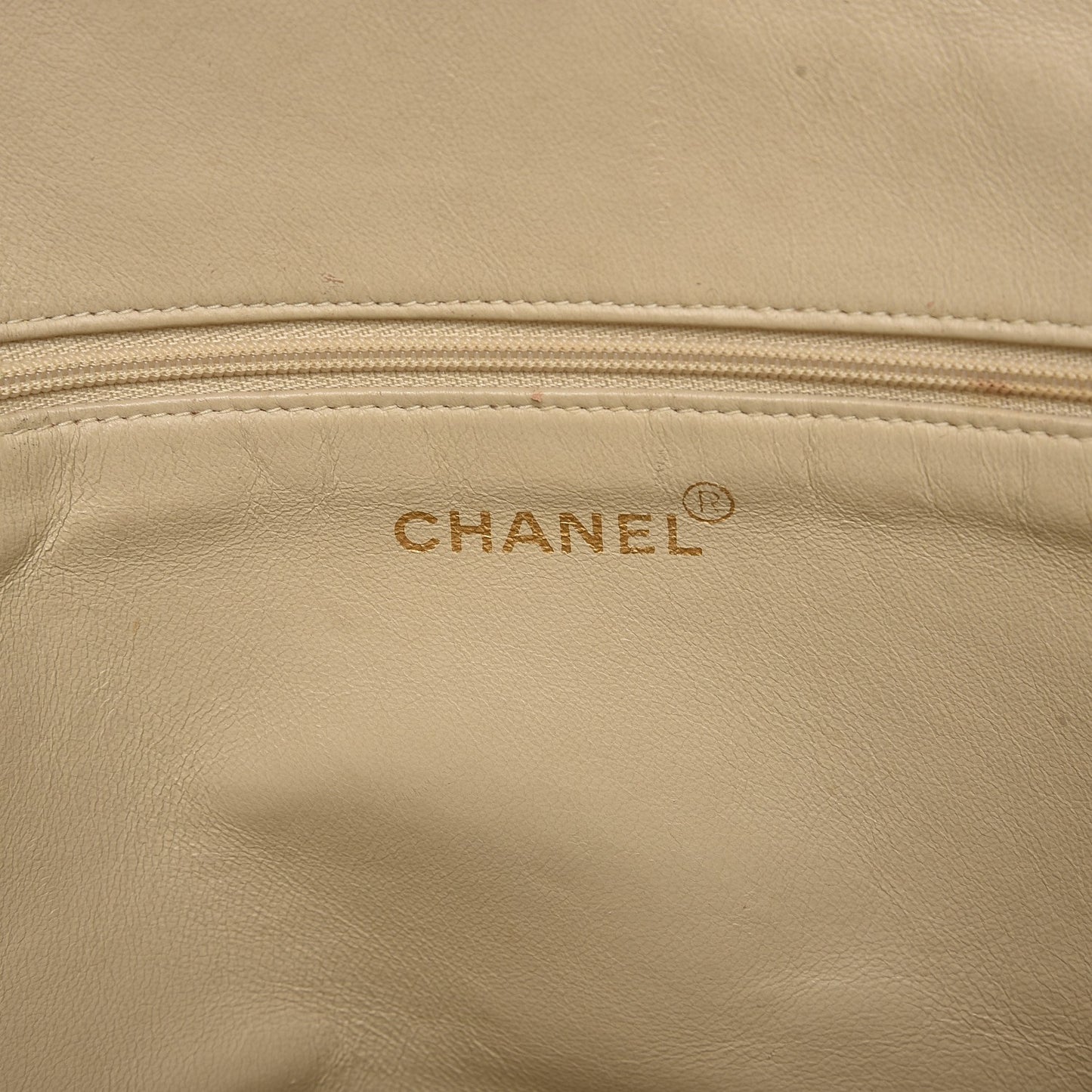 Caviar CC Shoulder Bag Light Beige