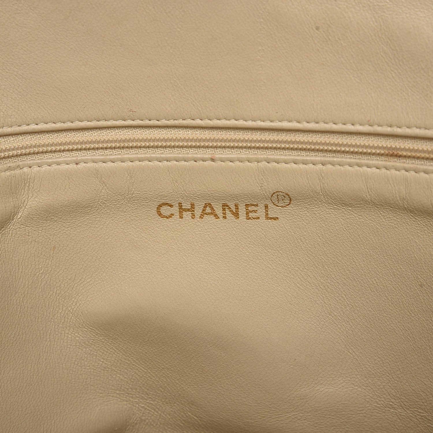Chanel Caviar CC Shoulder Bag Light Beige 6 of 17