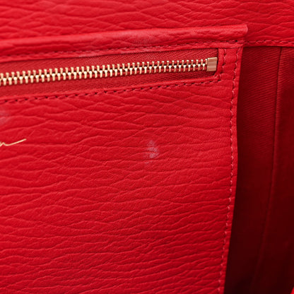 3.1 Phillip Lim Textured Calfskin Medium Pashli Satchel Red 14 of 15