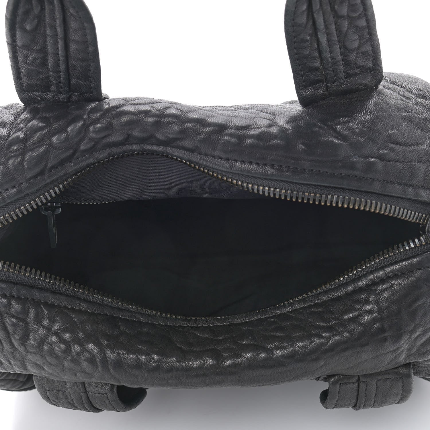 Alexander Wang Pebbled Lambskin Rocco Black Matte Black Hardware 4 of 7