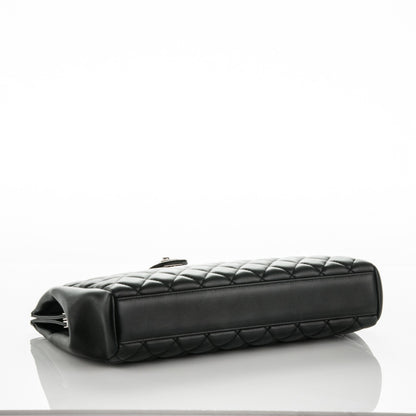 Chanel Lambskin Quilted Framed Clutch Black 4 of 8