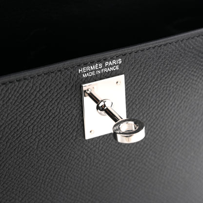 Hermes Epsom Mini Kelly Sellier 20 Black Black 6 of 11