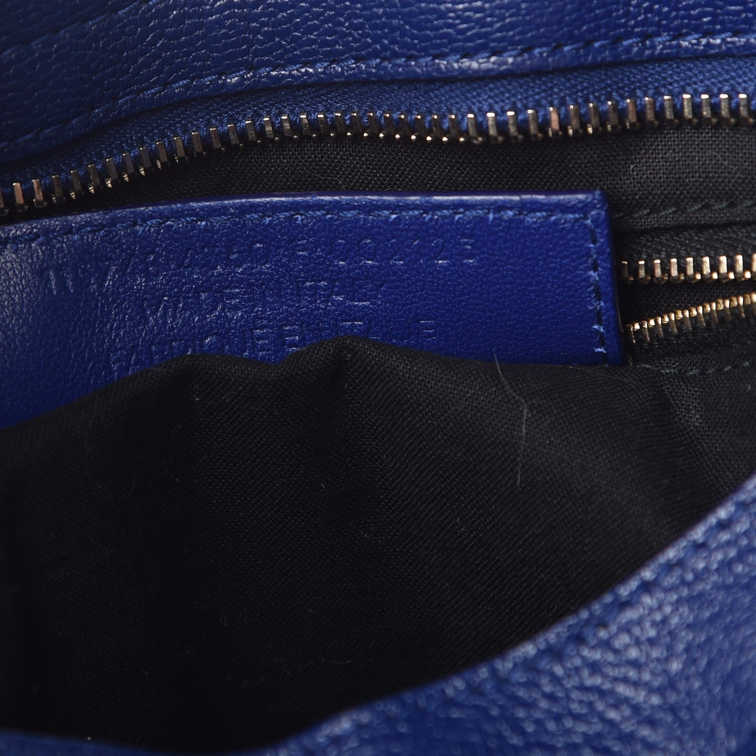 Balenciaga Chevre Gold Metallic Edge Hardware City Bleu Roi 8 of 8