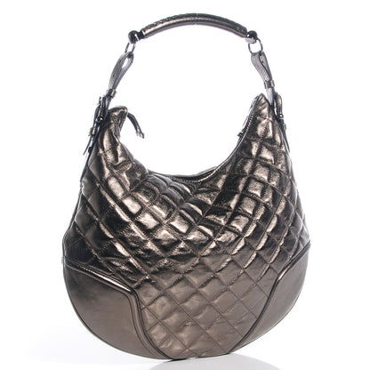 Burberry Calfskin Quilted Hoxton Hobo Nickel 3 of 12