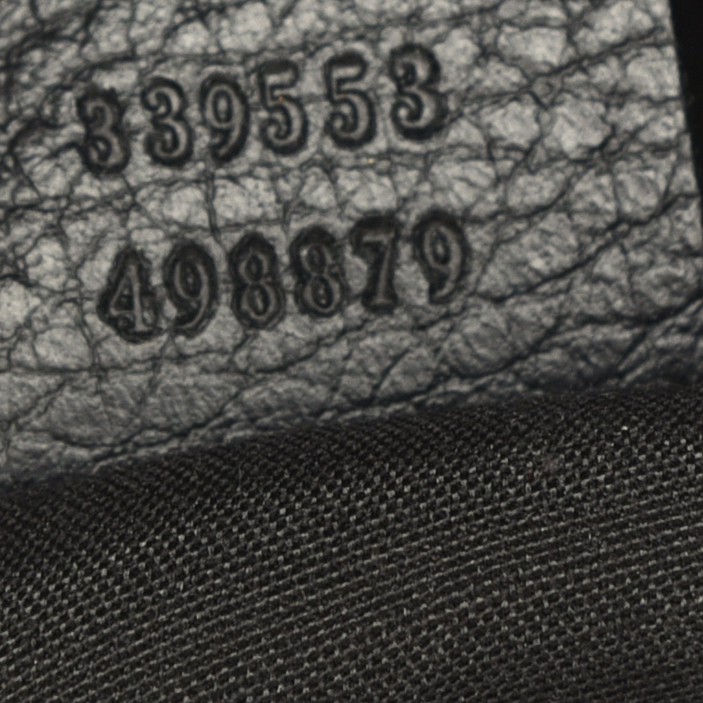 Denim Monogram Hobo Black