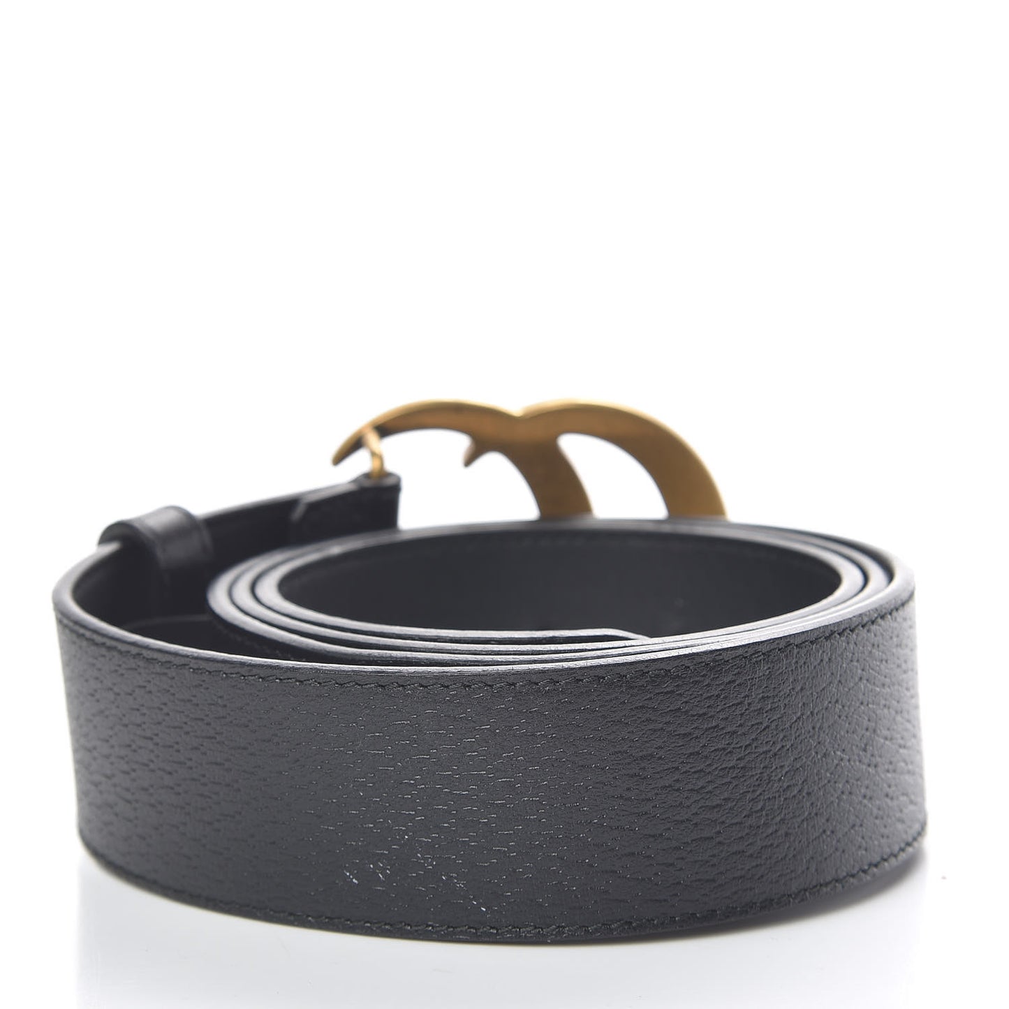 Textured Calfskin Double G 40mm Belt 100 40 Black